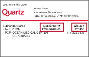 Example ID card